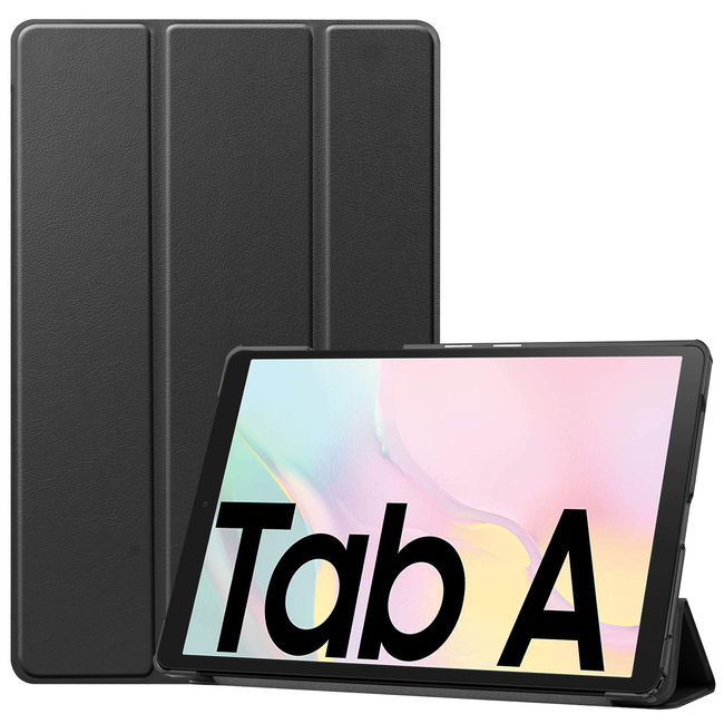 Samsung Galaxy Tab A7 (2020) hoes - Tri-Fold Book Case - Zwart