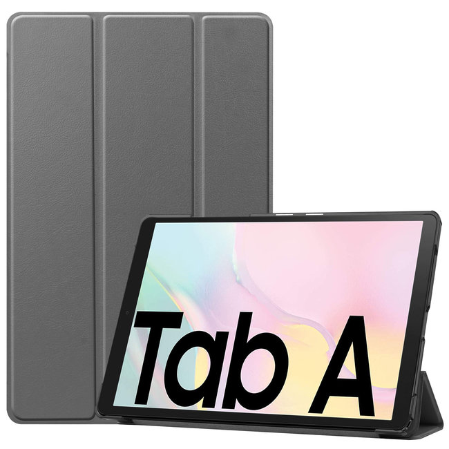 Samsung Galaxy Tab A7 (2020) hoes - Tri-Fold Book Case - Grijs