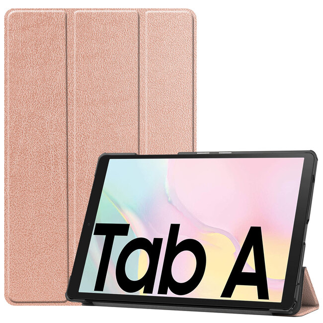 Samsung Galaxy Tab A7 (2020) hoes - Tri-Fold Book Case - Rosé Goud