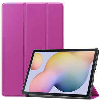 Cover2day Samsung Galaxy Tab S7 (2020) hoes - Tri-Fold Book Case - Paars