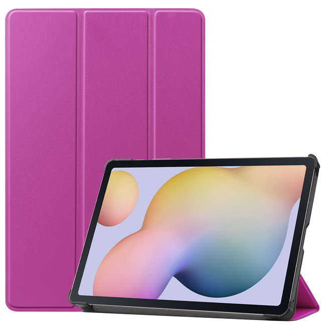 Samsung Galaxy Tab S7 (2020) hoes - Tri-Fold Book Case - Paars