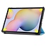 Samsung Galaxy Tab S7 (2020) hoes - Tri-Fold Book Case - Licht Blauw