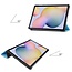 Samsung Galaxy Tab S7 (2020) hoes - Tri-Fold Book Case - Licht Blauw