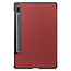 Samsung Galaxy Tab S7 (2020) hoes - Tri-Fold Book Case - Donker Rood