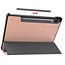 Samsung Galaxy Tab S7 (2020) hoes - Tri-Fold Book Case - Rosé Goud