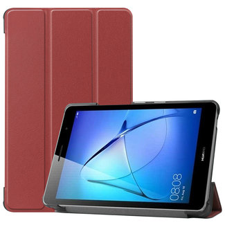 Cover2day Huawei MatePad T8 hoes - Tri-Fold Book Case - Donker Rood