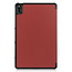 Huawei MatePad 10.4 hoes - Tri-Fold Book Case - Donker Rood