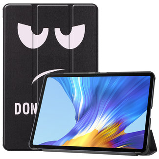 Cover2day Huawei MatePad 10.4 hoes - Tri-Fold Book Case - Don't Touch Me
