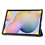 Samsung Galaxy Tab S7 Plus (2020) hoes - Tri-Fold Book Case - Donker Blauw