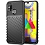 Samsung Galaxy M31 case - Shockproof Armor TPU Back Cover - Black