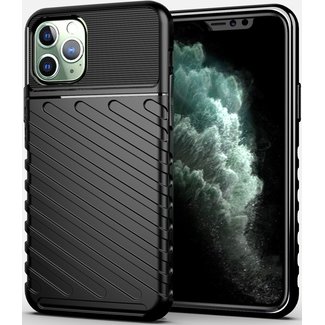 iPhone 11 Pro hoesje - Schokbestendige TPU back cover - Zwart