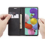 CaseMe - Samsung Galaxy A51 hoesje - Wallet Book Case met Ritssluiting - Zwart