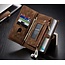 CaseMe - Case for Samsung Galaxy S20 Ultra - Wallet Case Whiteh Card Holder, Magnetic Detachable Cover - Brown