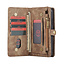 CaseMe - iPhone 11 hoesje - 2 in 1 Wallet Book Case - Bruin