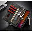 CaseMe - Case for iPhone 11 Pro Max - Wallet Case Whiteh Card Holder, Magnetic Detachable Cover - Black