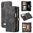 CaseMe - iPhone Xs Max hoesje - 2 in 1 Wallet Book Case - Zwart