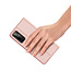 Dux Ducis - Case for Honor 30 - Ultra Slim PU Leather Flip Folio Case Whiteh Magnetic Closure - Pink