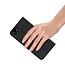 Dux Ducis - Case for iPhone SE 2020 - Ultra Slim PU Leather Flip Folio Case Whiteh Magnetic Closure - Black