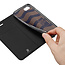 Dux Ducis - Case for iPhone SE 2020 - Ultra Slim PU Leather Flip Folio Case Whiteh Magnetic Closure - Black