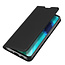 Dux Ducis - Case for Motorola Moto G8 - Ultra Slim PU Leather Flip Folio Case Whiteh Magnetic Closure - Black
