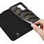 Dux Ducis - Case for Huawei P40 Lite - Ultra Slim PU Leather Flip Folio Case Whiteh Magnetic Closure - Black