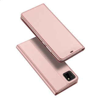 Dux Ducis Dux Ducis - Case for Huawei Y5P - Ultra Slim PU Leather Flip Folio Case Whiteh Magnetic Closure - Pink