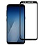 Samsung Galaxy A8 Plus 2018 - Full Cover Screenprotector - Gehard Glas - Black
