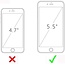 iPhone 8 Plus - Full Cover Screenprotector - Gehard Glas - Zwart