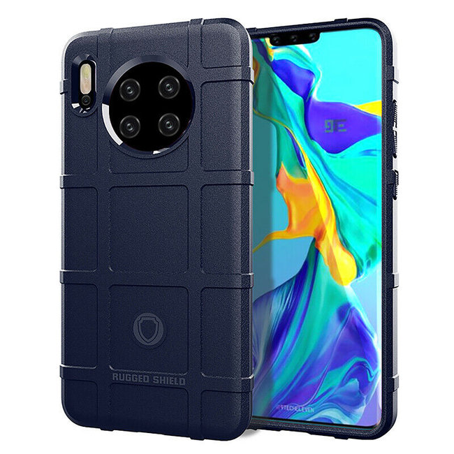 Huawei Mate 30 Pro hoes - Heavy Armor TPU Bumper - Blauw