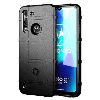 Cover2day Motorola Moto E6s hoes - Heavy Armor TPU Bumper - Zwart