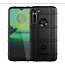 Case for Motorola Moto G8 - Heavy Duty Armor Shockproof TPU Cover - Black