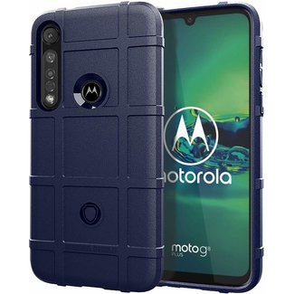 Cover2day Case for Motorola Moto G8 Plus Case - Heavy Armor TPU Case - Blue