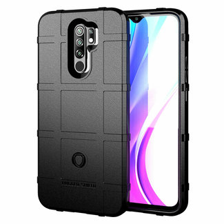 Cover2day Case for Xiaomi Redmi 9 - Heavy Duty Armor Shockproof TPU Cover - Black