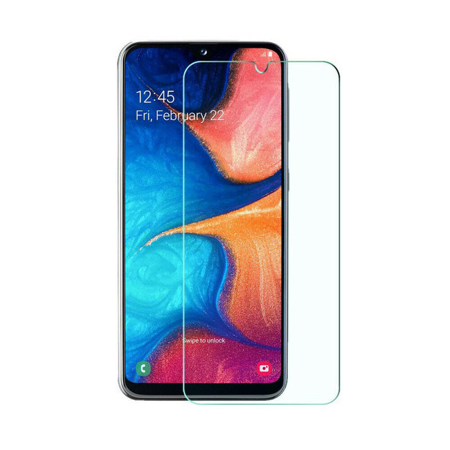 Samsung Galaxy A10s screenprotector - Tempered Glass Screenprotector - Case-Friendly