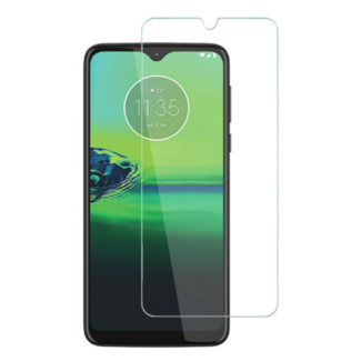 Case2go Motorola Moto G8 Plus - Tempered Glass Screenprotector - Case Friendly