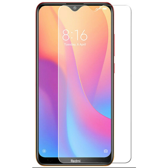 Xiaomi Redmi 8 screenprotector - Tempered Glass Screenprotector - Case-Friendly