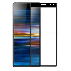 Sony Xperia L4 Screenprotector - Full Cover Screenprotector - Case-Friendly - Zwart