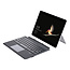 Microsoft Surface Go 2 / Go - QWERTY - Bluetooth Keyboard Cover - Whiteh Touchpad - Black