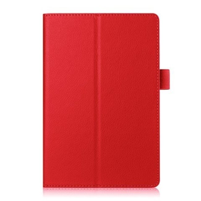 Lenovo Tab 4 8.0 - Litchi Flip Hoes - Rood