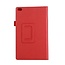 Lenovo Tab 4 8.0 - Litchi Flip Case - Red