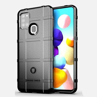 Cover2day Samsung Galaxy A21s Case - Heavy Armor TPU Bumper - Black