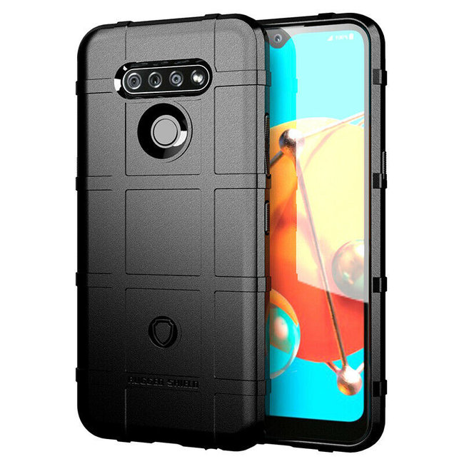 LG K50s Case - Heavy Armor TPU Bumper - Black