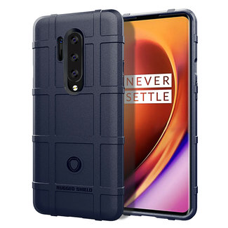 Cover2day OnePlus 8 Hoes - Heavy Armor TPU Bumper - Blauw