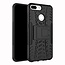 Case for Honor 9 Lite - Heavy Duty Hybrid Tough Rugged Dual Layer Armor - Kickstand Cover - Black