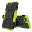 Case for Honor View 10 - Heavy Duty Hybrid Tough Rugged Dual Layer Armor - Kickstand Cover - Green