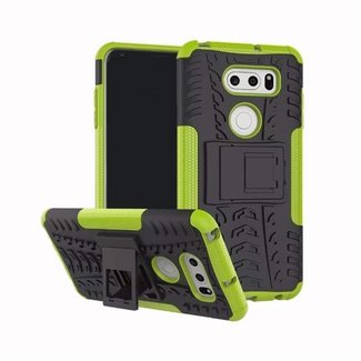 Cover2day Schokbestendige Back Cover - LG V30s ThinQ - Groen