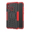 Case for Xiaomi Mi 8 - Heavy Duty Hybrid Tough Rugged Dual Layer Armor - Kickstand Cover - Red