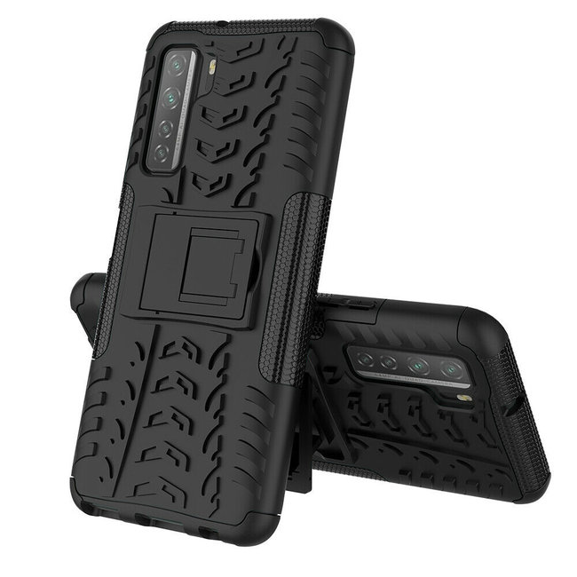 Huawei P40 Hoesje - Schokbestendige Back Cover - Zwart