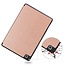 Case2go - Case for Samsung Galaxy Tab S6 Lite - Slim Tri-Fold Book Case - Lightweight Smart Cover mit Stylus Pen holder - Rosé-Gold