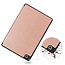 Samsung Galaxy Tab S6 Lite hoes - Tri-Fold Book Case met Stylus Pen houder - Rosé Goud